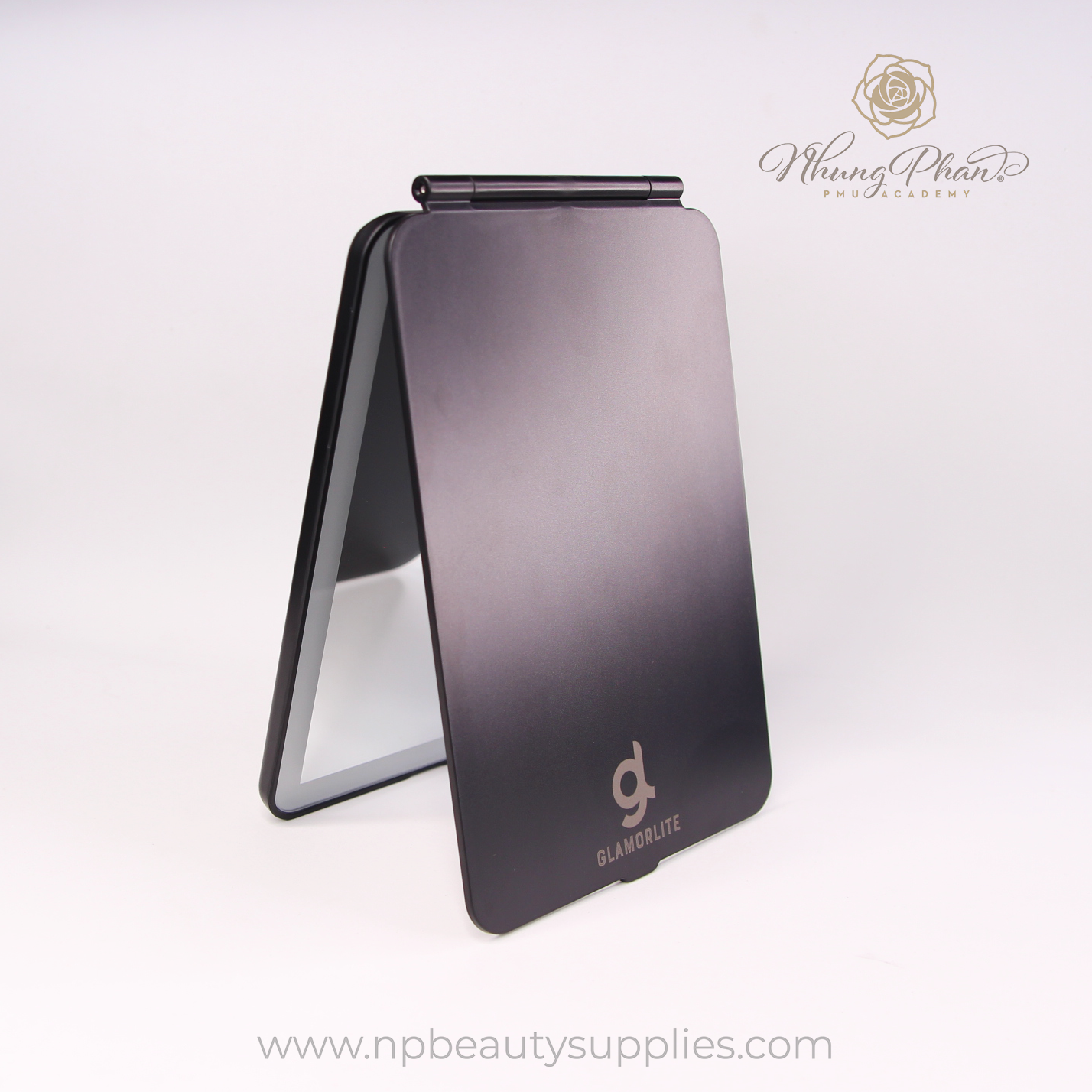 GlamorLite Travel Vanity Mirror with Lights