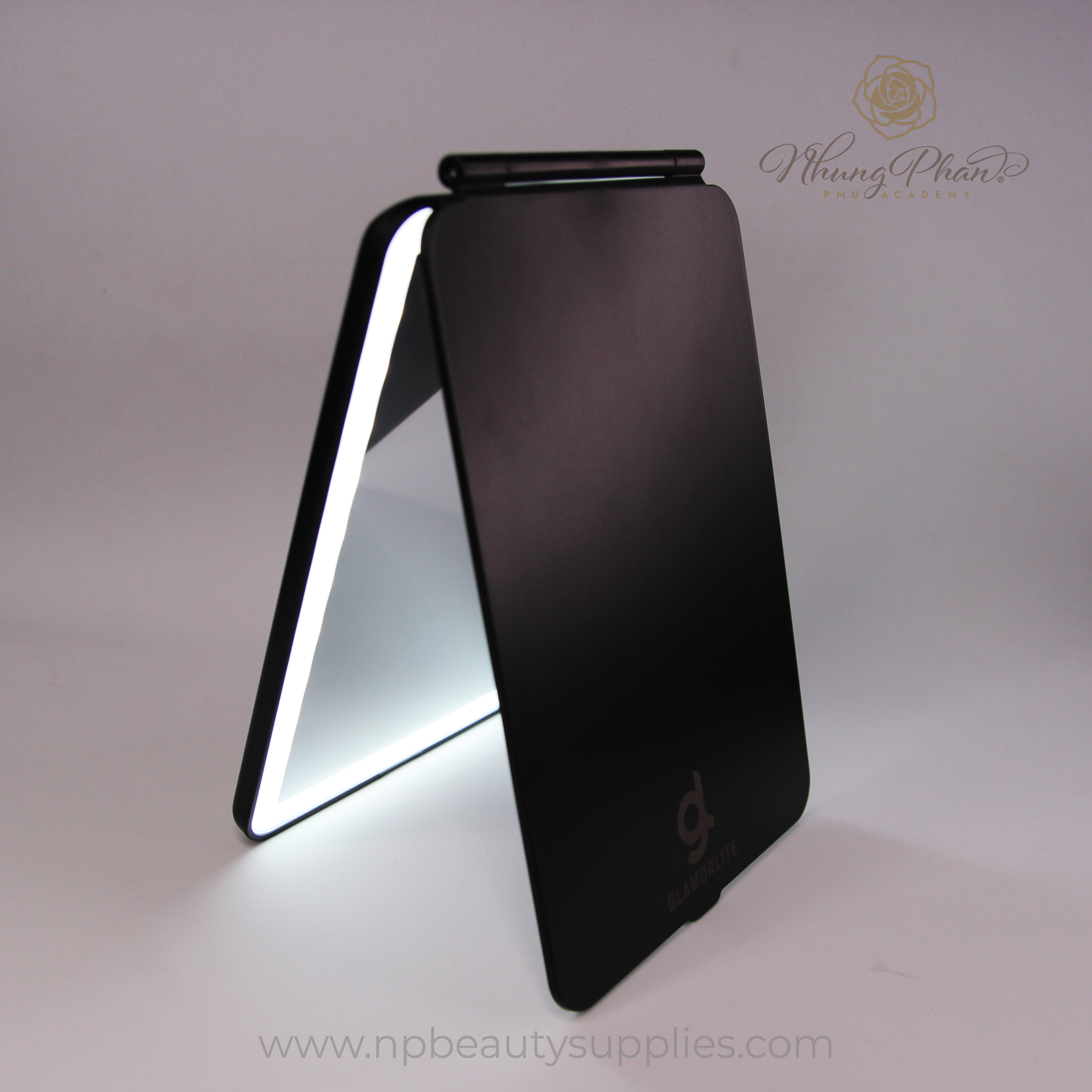 GlamorLite Travel Vanity Mirror with Lights