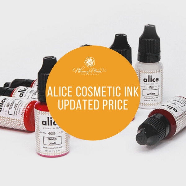 ALICE COSMETIC INK UPDATED PRICE FOR 2020