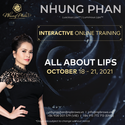 ALL ABOUT LIPS - INTERACTIVE ONLINE TRAINING 18 - 21/10/2021 (KIT included)