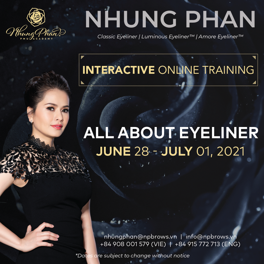 ALL ABOUT EYELINER - INTERACTIVE ONLINE TRAINING 28/06 - 01/07/2021 (KIT included)