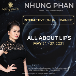 ALL ABOUT LIPS - INTERACTIVE ONLINE TRAINING 24 - 27/05/2021 (KIT included)