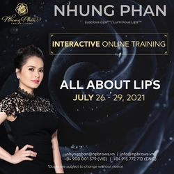ALL ABOUT LIPS - INTERACTIVE ONLINE TRAINING 26 - 29/07/2021 (KIT included)