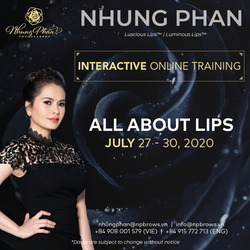 ALL ABOUT LIPS - INTERACTIVE ONLINE TRAINING 27 - 30/07/2020 (no KIT included)